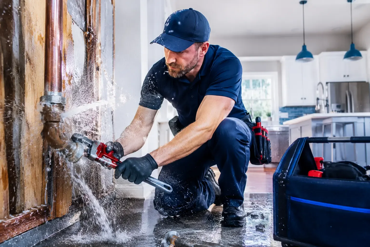 Local emergency pipe repair professionals in Woodworth, LA